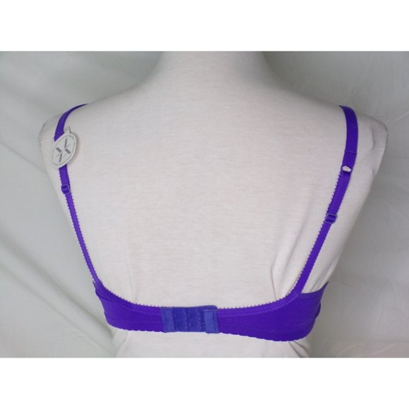HUIT Magic Air Padded Push-Up Convertible Underwire Bra Purple 32C NEW - Picture 6 of 7